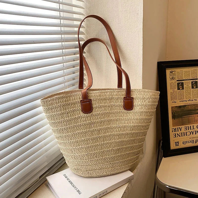 Capri Woven Shoulder Bag