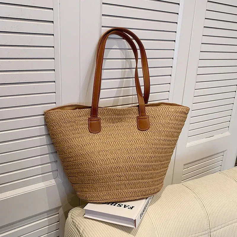 Capri Woven Shoulder Bag