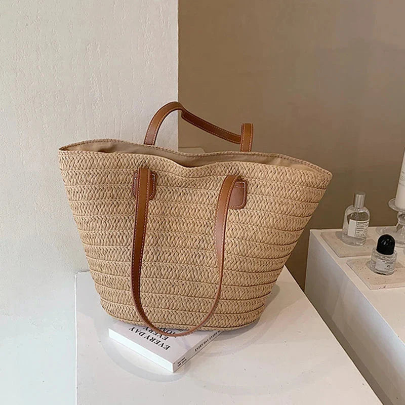 Capri Woven Shoulder Bag