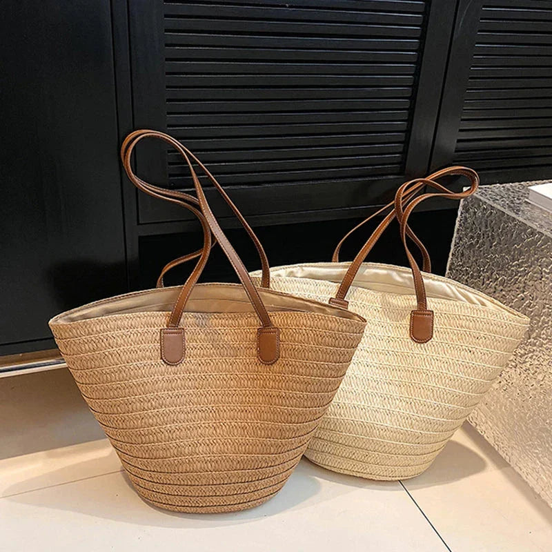 Capri Woven Shoulder Bag